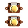QWORK Push Button Catch Door Lock Push Button Lock for