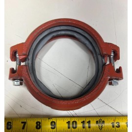 Victaulic 4" Victaulic Style 009V Firelock Installation Ready Rigid Coupling Ductile Iron