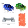 Car Track with 2 LED Race Cars Toys, 240 Pieces