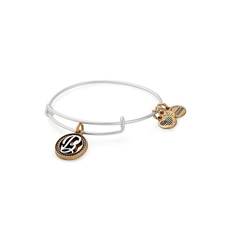 Alex and Ani Womens Initial B Charm Bangle