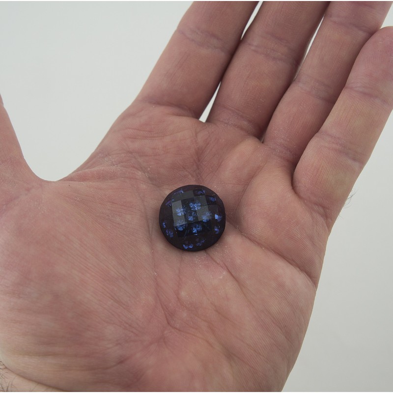 HAND® No.040 Midnight Blue Luxurious Fashion Crystal Buttons 20 mm