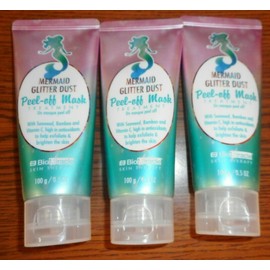 BioMiracle LOT OF 3 MERMAID GLITTER DUST PEEL-OFF MASQUE   TREATMENT 3.5oz EACH