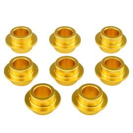 Bont Skates - 8mm Aluminum Inline Skate Wheel Self Centering Bearing Spacer - 6pcs or 8pcs - 3 Sizes (Red 10.05mm, 6pcs)