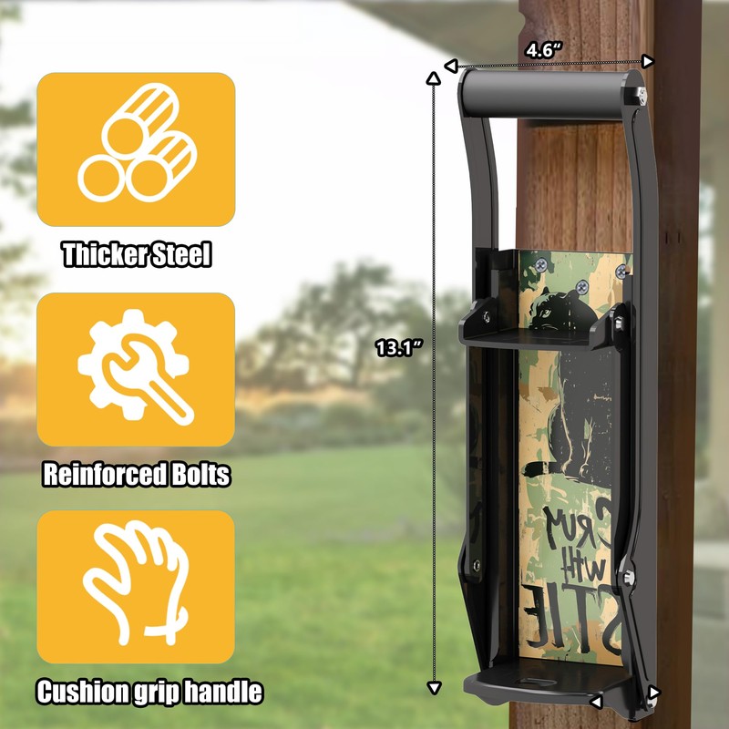 KANBOL Metal Can Crusher Wall Mounted Soda Can Smasher Crusher