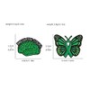 lihonzhiRibbon Butterfly Pin Set Mental Health Awareness Enamel Lapel Pin