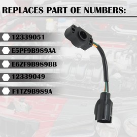 HiSport Throttle Position Sensor Compatible with Ford Bronc E-150/250/350 F-150/250/350 P-350 TPS Sensor Replace# 12339051 E5PF9B989AA E6ZF9B989BB