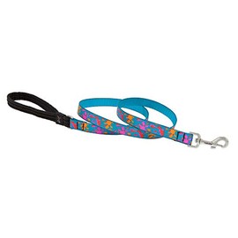 LupinePet Originals 3/4" Wet Paint 6-Foot Padded Handle Leash for Medium and Larger Dogs