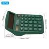 PATIKIL 2PCS Desktop Calculator with 12 Digits Large LCD Display
