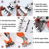 ANKROYU Sheep Shears Blade, High Carbon Steel Wool Cutter Blade,
