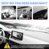 Sunsdrew Dash Cover for 2022-2025 2026 Nissan Rogue Dashboard Cover