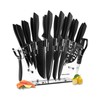 Dockorio Kitchen Knife Set with Block 19 PCS High Carbon