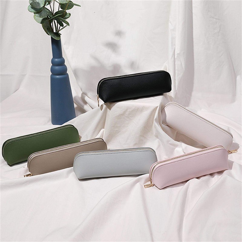 Fyore Pencil Case, PU Leather Pencil Case, Small Pencil Case