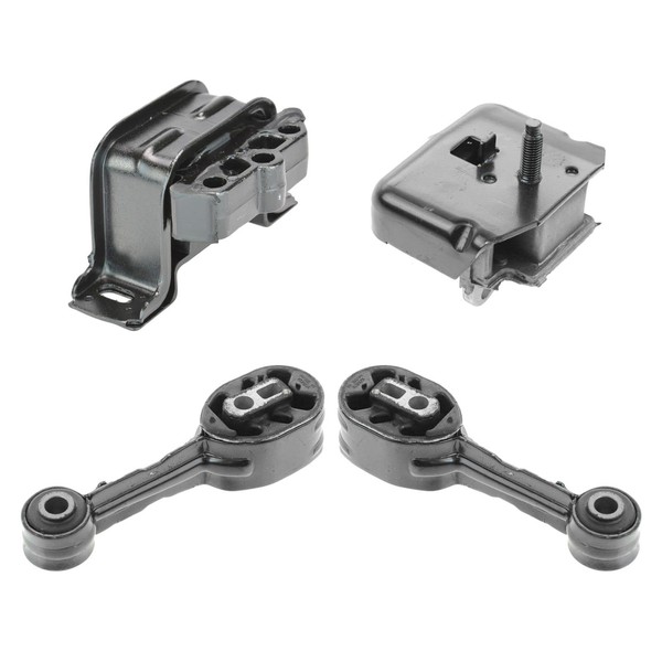 Engine Motor Transmission Torque Mount Kit Set of 4 for