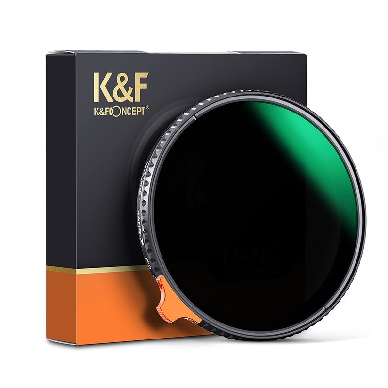 K&F Concept NANO-X Variable ND Filter 58mm ND2-ND400 KF-NNDX58 Variable