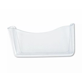 Rubbermaid Unbreakable Single Pocket Wall File Letter Clear 65972ROS