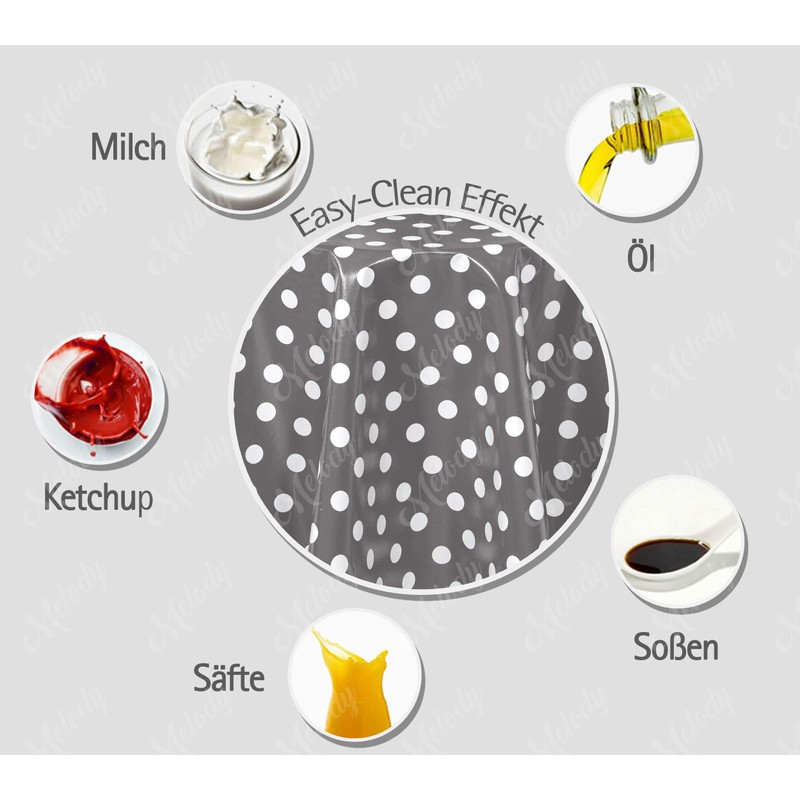 Oilcloth Tablecloth 180 x 140 cm Square Marble Grey #1453-03