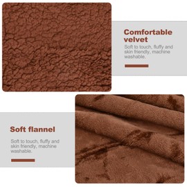 Daelesr Waterproof Dog Blanket, 71×100cm Soft Warm Dog Bed Cover for Couch Sofa Bed Floor, Washable Puppy Blanket, Pet Throw Blankets for Kitten Dogs Cats (Black)