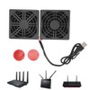 Computer Router Fan with Dust Cover USB Power Heat Dissipation