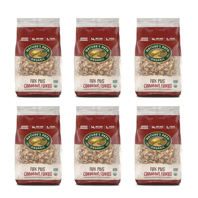 Nature's Path Organic Flax Plus Cinnamon Flakes Cereal, 32 oz