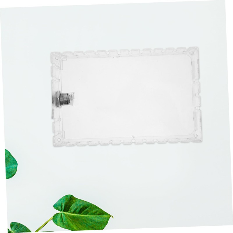 Operitacx Transparent Locking Thermostat Cover with Key Air Conditioner Thermostat