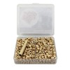QSJ Threaded Insert 400Pcs M3 x L4 x D5 Heat