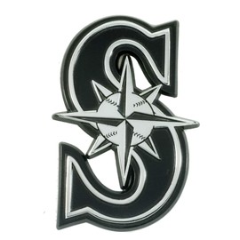 FANMATS 26714 Seattle Mariners 3D Chrome Metal Auto Emblem