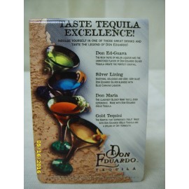 Don Eduardo (10) Don Eduardo Tequila - Aluminum A-Frame Table Tent Advertising Sign *NEW*