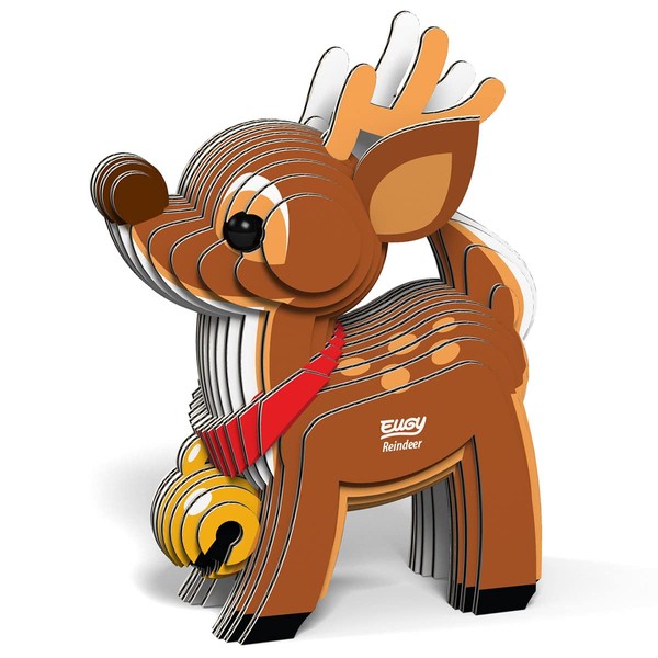 EUGY 054 Reindeer Eco-Friendly 3D Paper Puzzle
