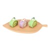 Leaf Shape Wood Plate Storage Trays Tea Tray Dessert Dinner