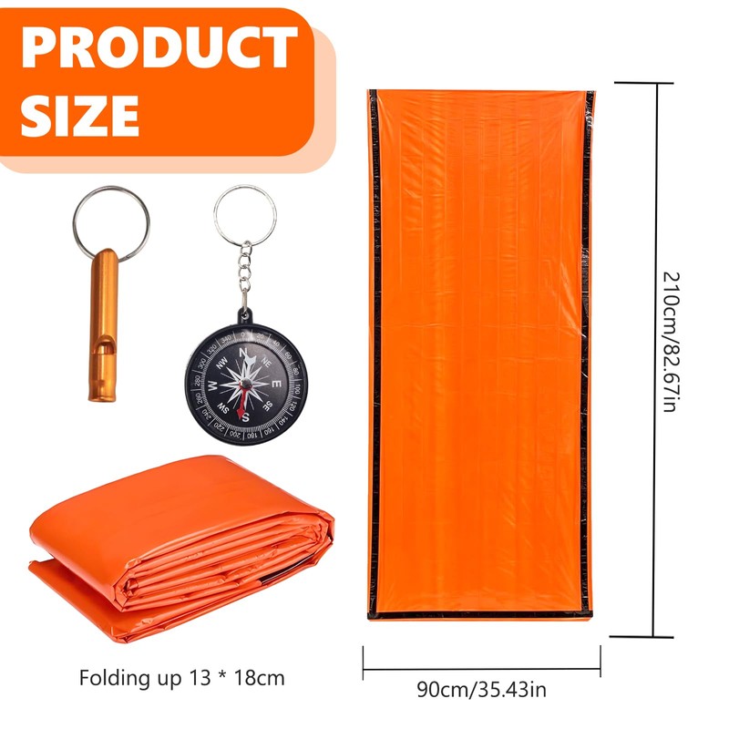 Emergency Sleeping Bag, Survival Bivvy Bag, Survival Camping Bivy Sacks,