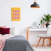 Stupell Industries Yes You Can Purple & Yellow Wall Plaque