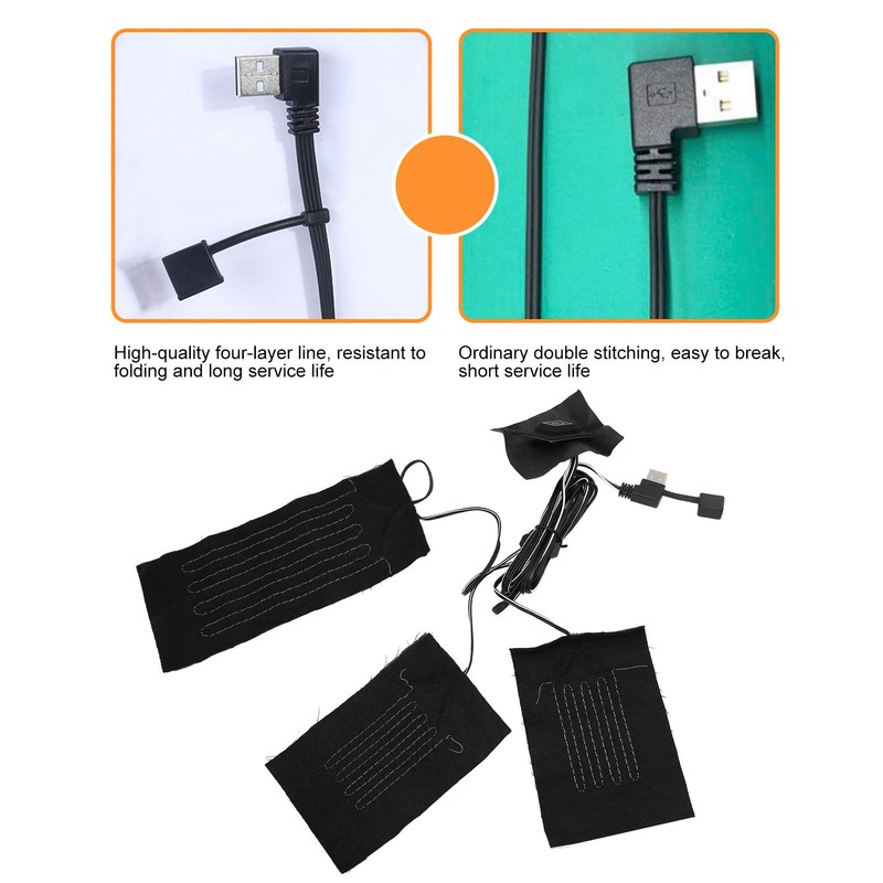 Brrnoo USB Vest Heating Pad, 8 in 1 Electric Heating