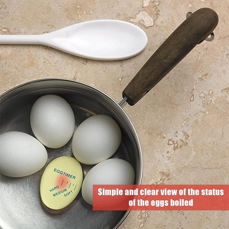Egg Timers for Boiling Eggs, Colour Changing Egg Timers for