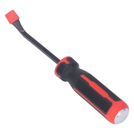 Tissting Pry Bar 8 Inch Metal Car Tire Repair Crowbar with Plastic Handle, Puller Chisel Lever for Car Truck Motorcycle Replace