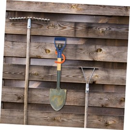 Operitacx 3 Stück Metallspeicherhaken Hakenwerkzeug Werkzeughaken für Garagenwand Garagenaufhänger für die Wand Garagenhaken schwer Pflicht Garagen-Schwerlasthaken Gartenwerkzeugbügel Eisen