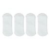4pcs Feminine Cloth Pads Blue Pure Cotton Washable Reusable Breathable