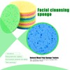 10 Pieces Face Wash Sponge, Natural Cellulose Face Cleansing Sponge