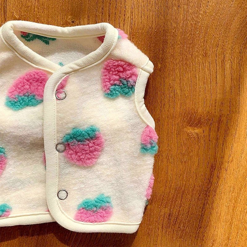 Dog Clothes Fashionable Soft Comfortable Warm Sleeveless Puppy Jacket for