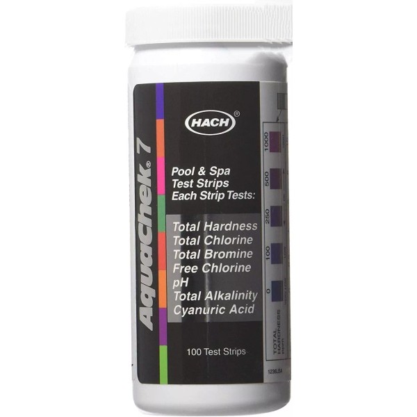 AquaChek Silver 7 in 1 Pool Spa Water Test Chlorine