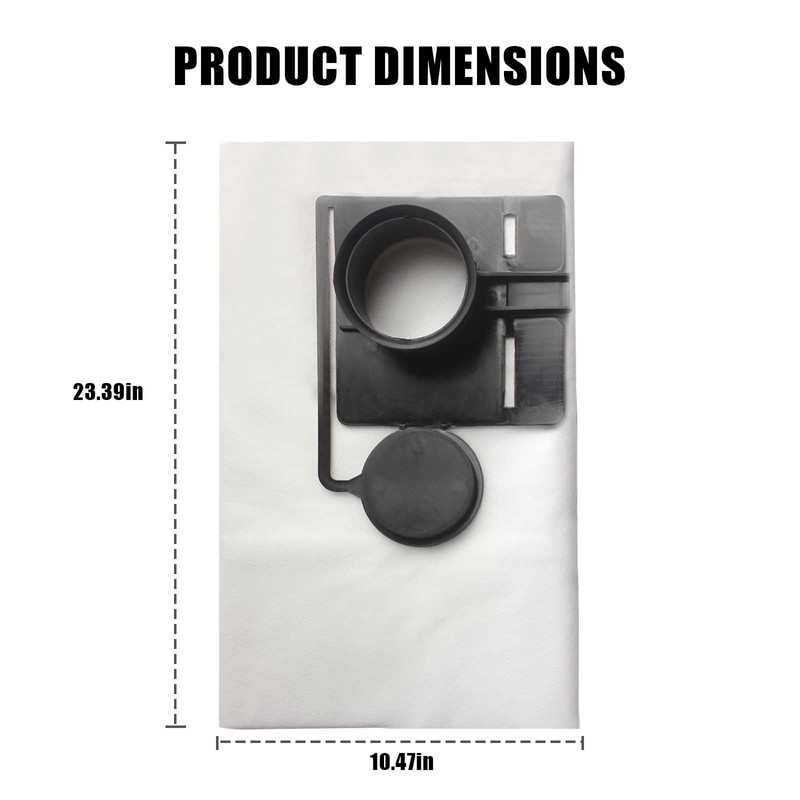 5 Pcs 452970 Replacement Filter Bags Dust Collection Bags Fit
