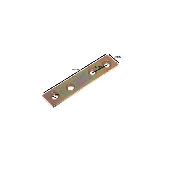onestopdiy Flat Mending Repair Connector Joining Plate 75mm X 16mm