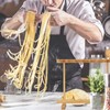 Relaxdays Pasta Dryer, 8 Bars, Long Pasta, Space-saving, Foldable, Bamboo