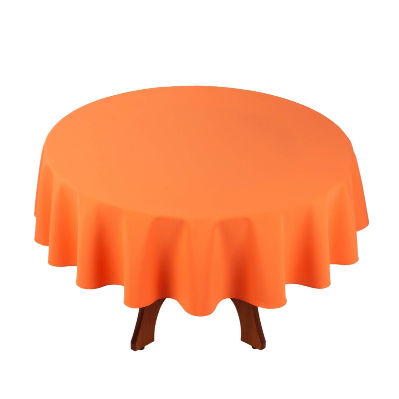 StoffTex Tablecloth, Table Runner, Table Linen, Table Decoration, Tablecloth (Orange,