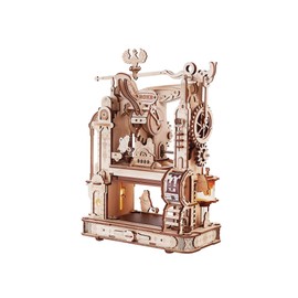 ROKR 3D Puzzle for Adults, Wooden Puzzles Classic Printing Press Model Building Kits, DIY Wood Crafts Cool Toys for Birthday, STEM Hobbies for Women Men (LK602)