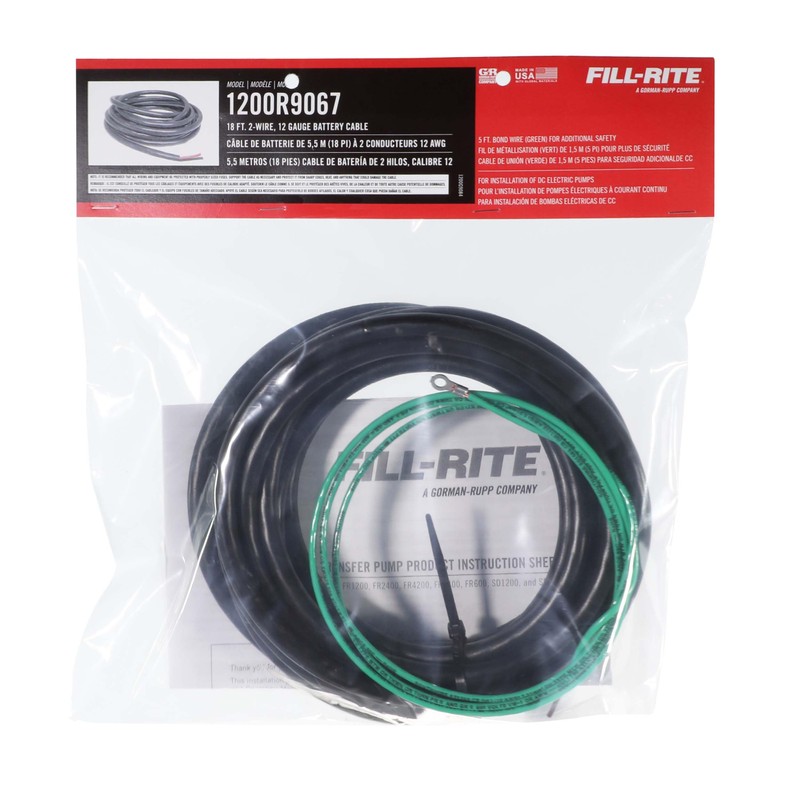 Fill-Rite 1200R9067 Wire Battery Cable