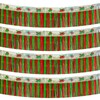 Christmas Decorations 4 Pack Total 40 Feet Tinsel Foil Fringe