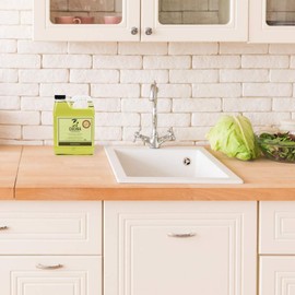 Cucina Purifying Hand Wash Refill, 33.8 Oz Plastic Jug (2, Coriander and Olive Tree)