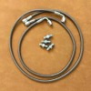 Unbranded SS Main Front Brake Lines PTFE Lined for 1996-2000