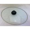 Oval Glass Lid for Rival 7-Quart Black (10-1/4" × 13-1/8")