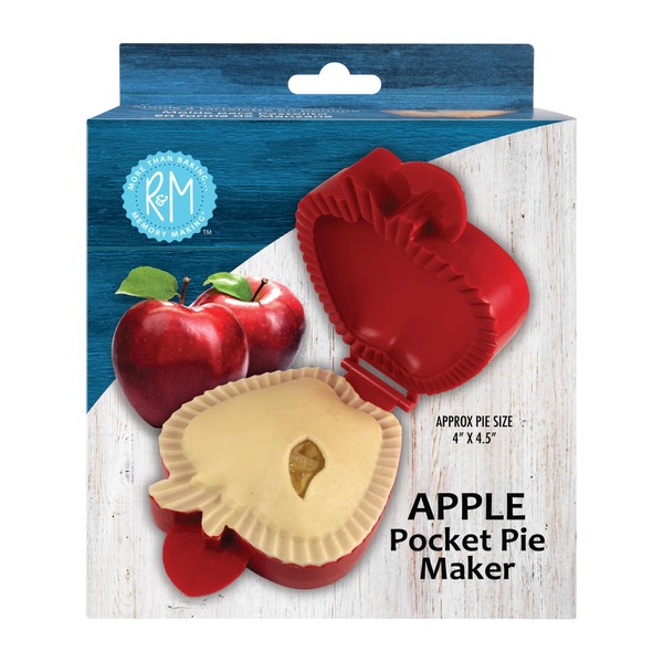 R&M International 2743 Pie Baking, Plastic, Red